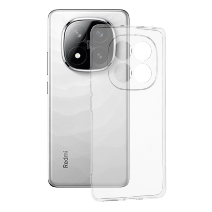 Husa pentru Xiaomi Redmi Note 14 Pro+ - Techsuit Clear Silicone - Transparent