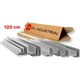 Cornier aluminiu 50x50x3mm, Gal Industrial, lungime 120cm, rezistent la coroziune, usor de prelucrat
