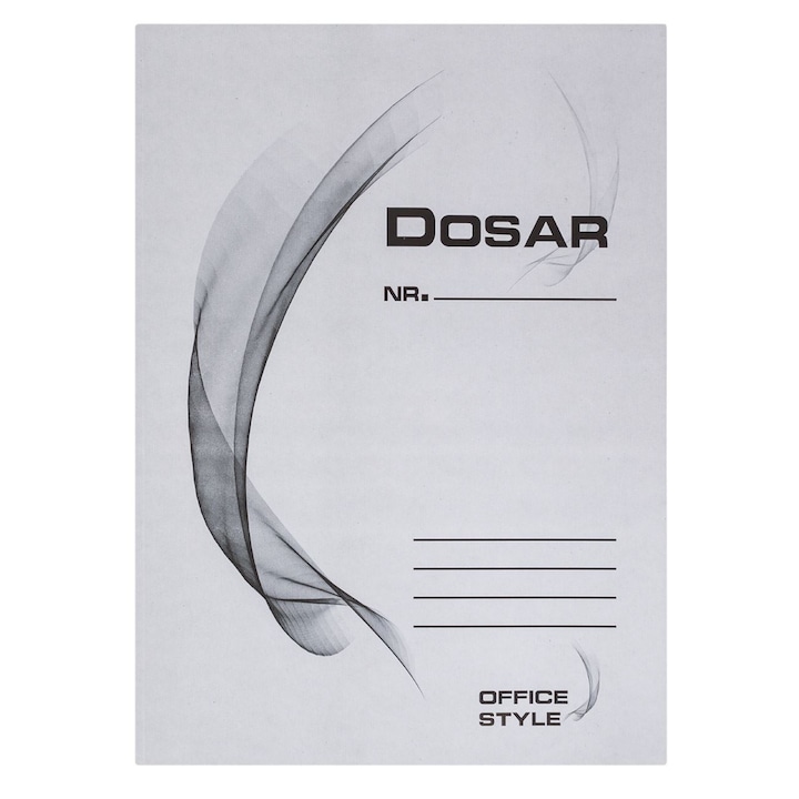 Dosar plic din carton alb office style