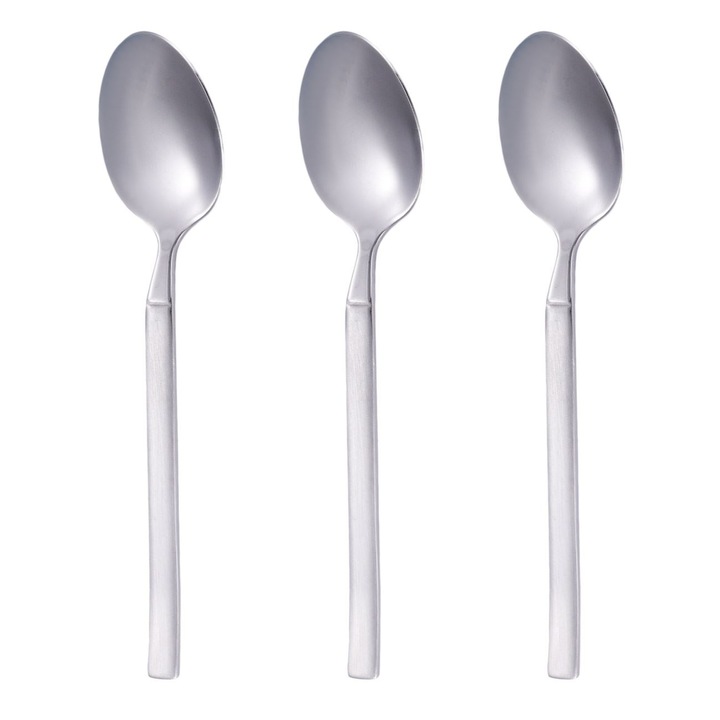 Lingurite din Otel Inoxidabil "Basic" 15cm - 3buc
