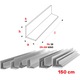 Cornier aluminiu 50x50x3mm, Gal Industrial, lungime 150cm, rezistent la coroziune