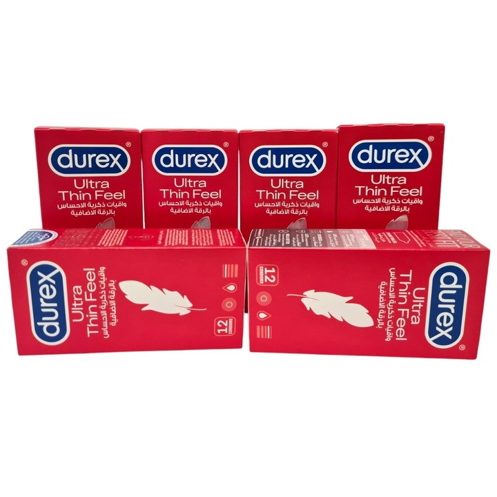 Durex Feel Thin óvszer készlet, 72 db, diszkrét doboz
