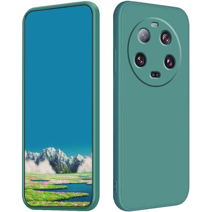 Husa de Protectie, pentru Xiaomi 14 Ultra, Liquid Silicone, cu Microfibra pe Interior, Protectie Ant