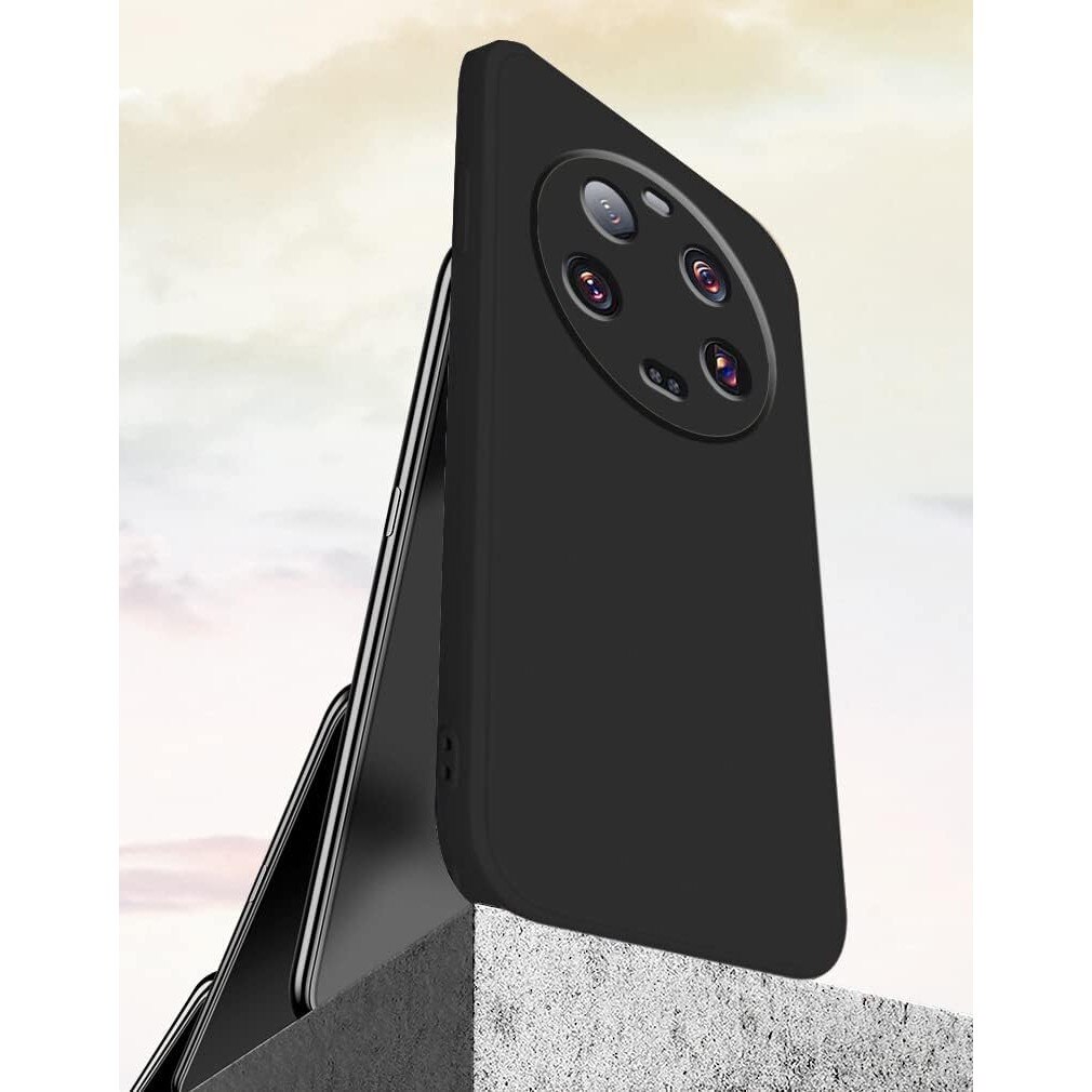 Husa de Protectie, Flippy, pentru Xiaomi 14 Ultra, Liquid Silicone, cu Microfibra pe Interior, Protectie Antisoc, Compatibil Incarcare Wireless, Negru