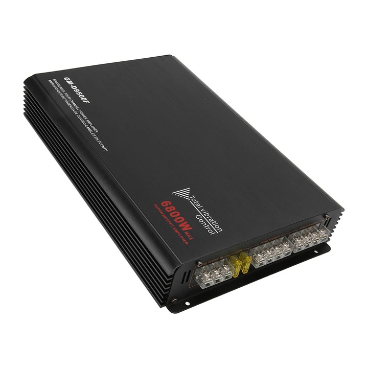 4-канален автомобилен аудио усилвател, Mmgoqqt, 60W RMSx4CH, корпус от алуминиева сплав, 12V