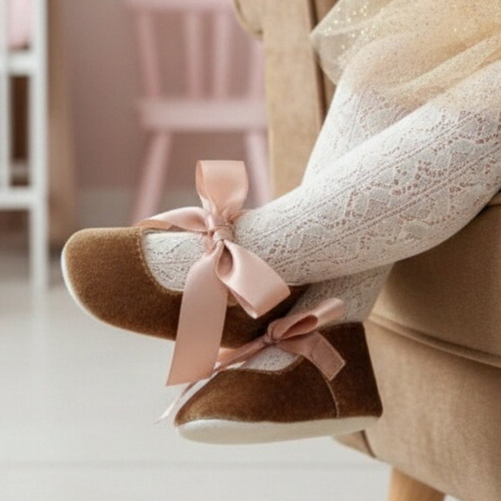 Botosei cu funda pentru primii pasi 43064-H08auriu 112021, Auriu