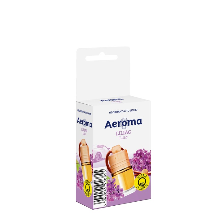 Odorizant auto, Aeroma Sticluta Fresh, Liliac 6ml