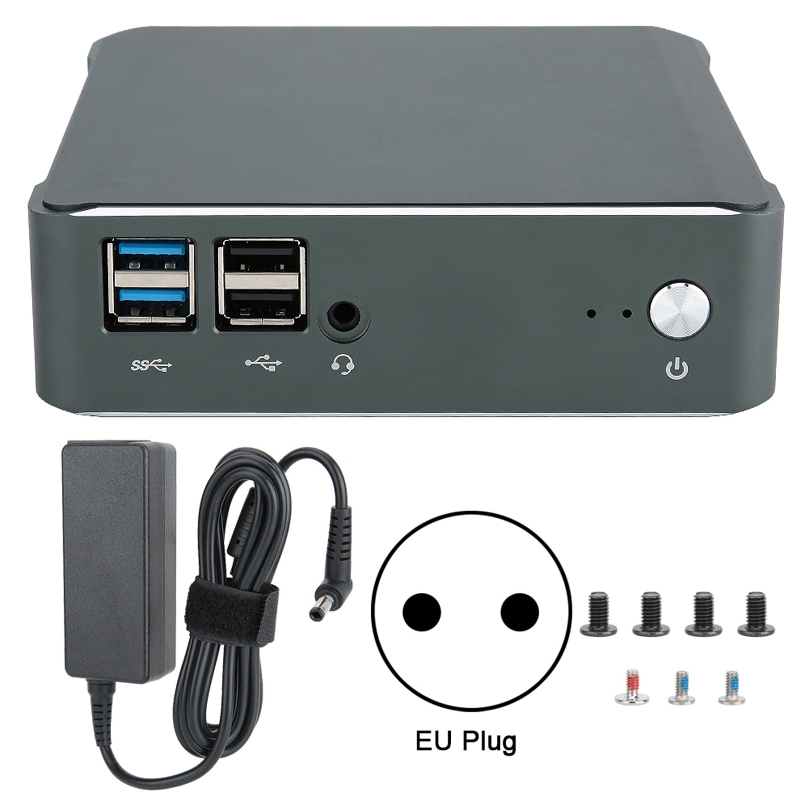 Mini Emag Mini PC, Mmgoqqt, Intel Core i3-8145U, 8GB RAM, 128GB SSD, 4K ...