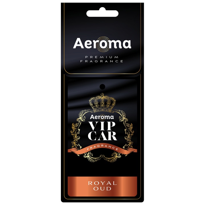 Odorizant auto carton, Aeroma Vip Car, Royal Oud