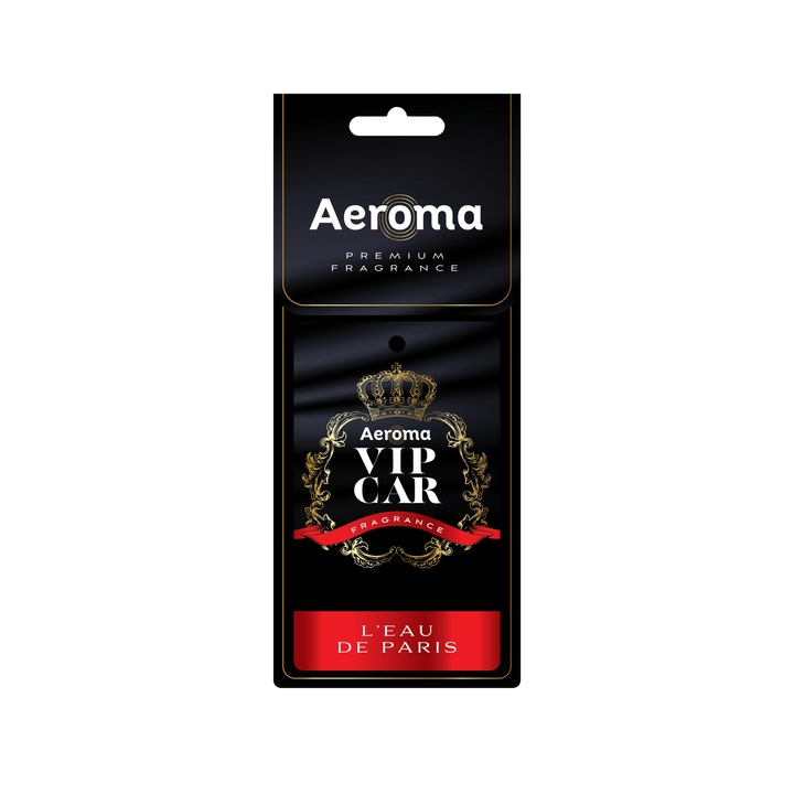 Karton autó légfrissítő, Aeroma Vip Car, L'eau de Paris