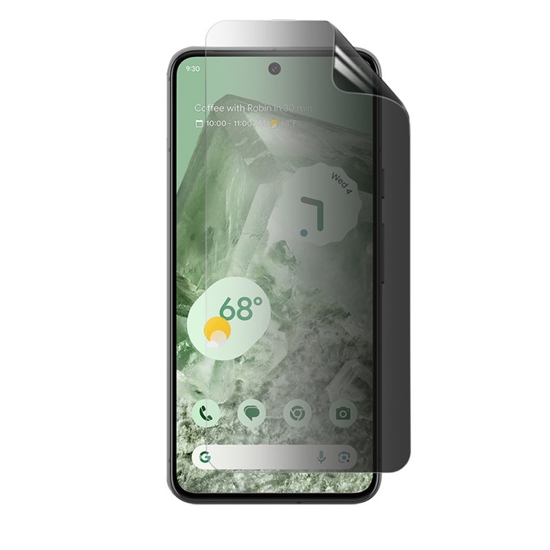 Folie Privacy Silicon Ecran pentru Google Pixel 7 Pro, Silicon Hydrogel, Flexible Hydro-Crystal, Protectie Completa, Full Glue, Instalare usoara, Set complet pentru Instalare