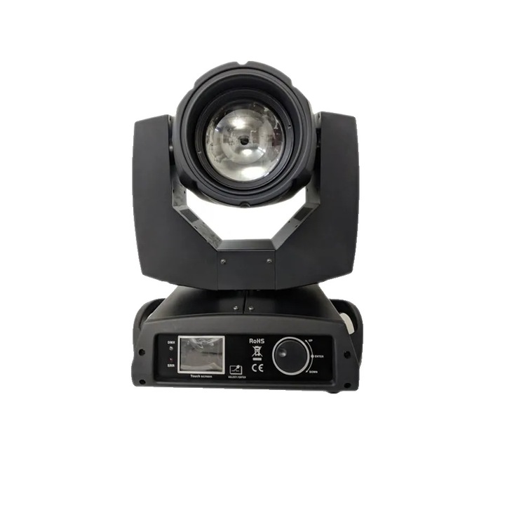 Lumina cu cap mobil, putere 230 W, 14 culori, rotatie de 540 de grade, 1 lumina