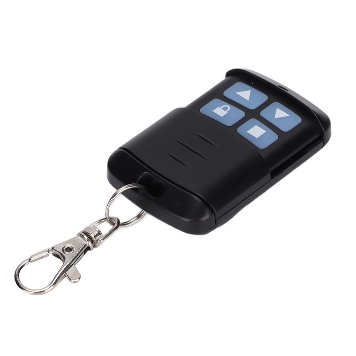 Telecomanda invatare 4 canale, longziming, frecventa 433MHz, utilizare pentru usi de garaj, motociclete, produse de securitate, dimensiuni mici.