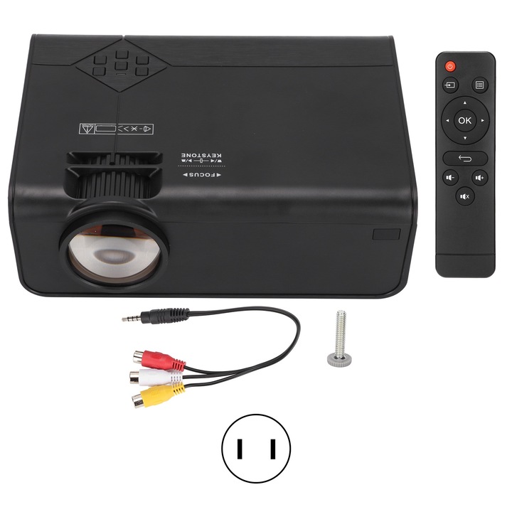 Videoprojektor, longziming, 1080P, 1500lm, 4:3/16:9, 3D támogatás, távirányító