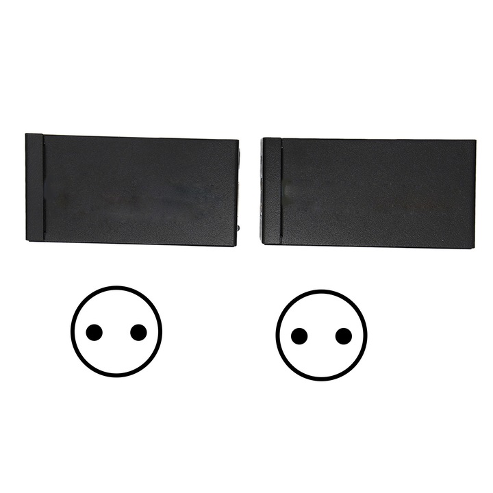 Jormftte multimédiás interfész bővítő készlet, 60m, fekete, alumíniumötvözet