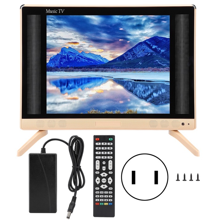 17 hüvelykes LCD TV, Jormftte, HD 1366x768 felbontás, minőségi hangzás, hordozható