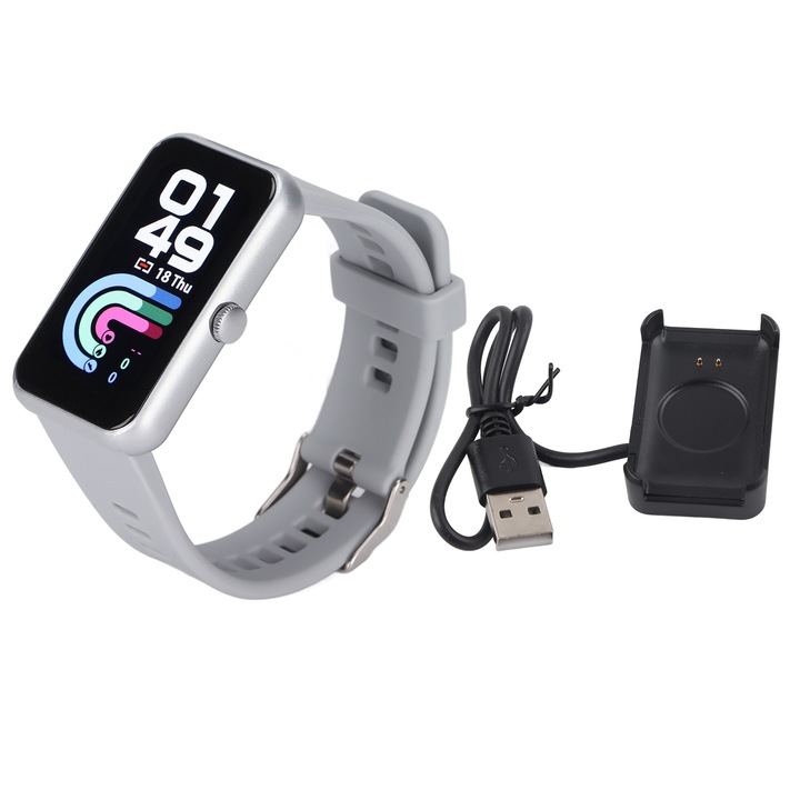Bratara fitness Jormftte, monitorizare ritm cardiac, impermeabila, senzor de oxigen