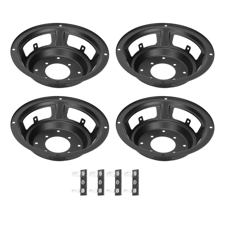 Hangszóróállványok, Jormftte, 6.5 hüvelyk, 4 darabos készlet, vasból, magas hőmérsékletnek ellenálló, könnyen telepíthető