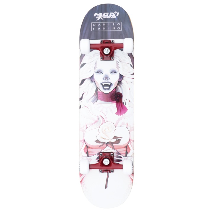 MODISKATE Скейтборд Blood Princess, дърво, многоцветен, 78.5x20x13cm