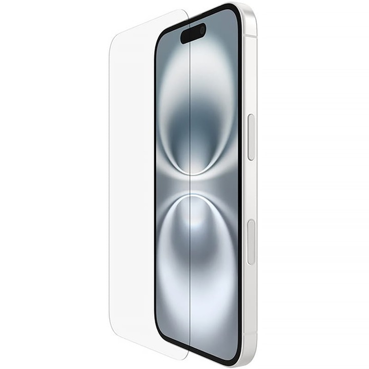 Üvegfólia Belkin ScreenForce InvisiGlass AM Treated kompatibilis iPhone 16 / 15 / 14 Pro, átlátszó