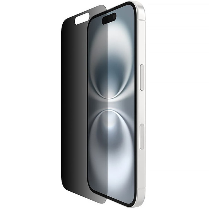 Belkin SF InvisiGlass Privacy AM Treated 1-Pack Privacy Glass за iPhone 16 / 15 / 14 Pro прозрачни