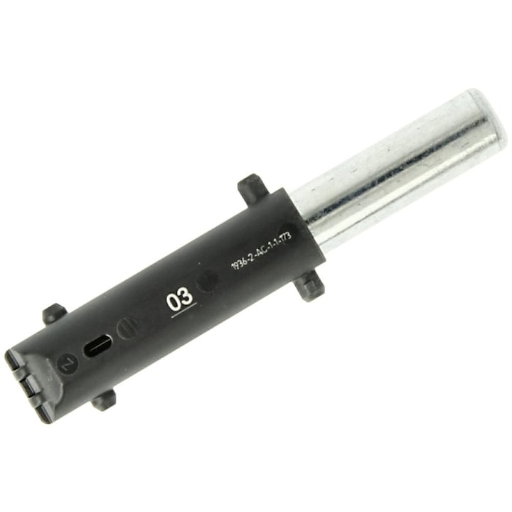 Piesa cu prindere plastic, Blumotion 22K2034 + R7037 gri inchis