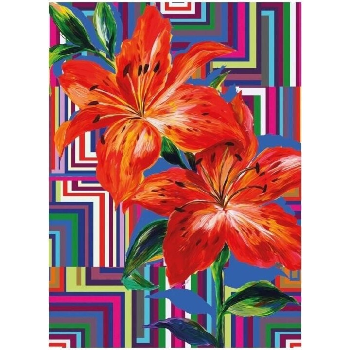 Karnet B6 Floral Maze, Museums & Galleries, 180x130mm, coperta foliata