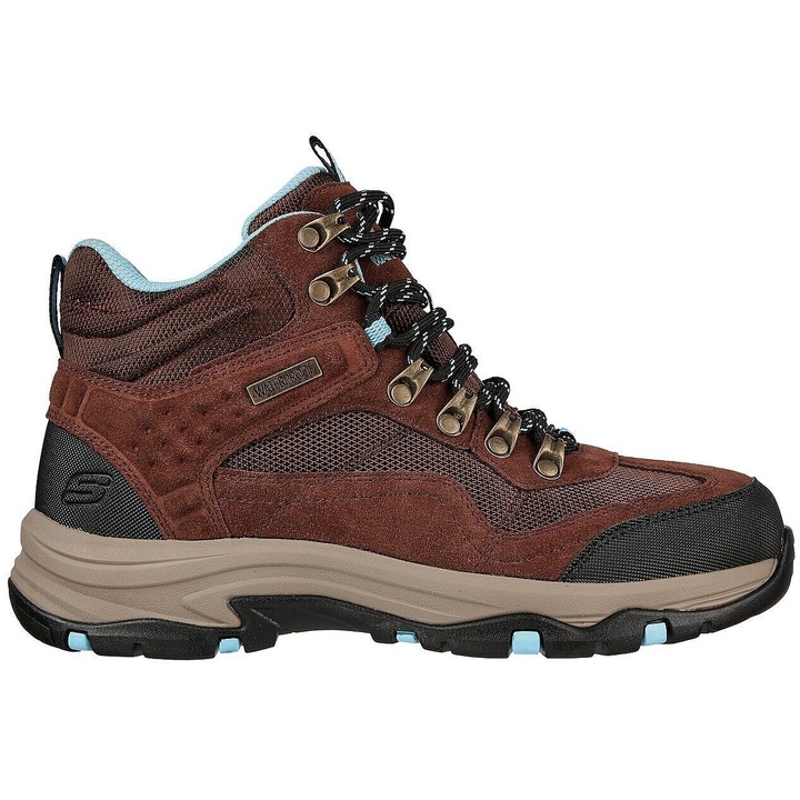 Ghete femei Skechers Trego - Base Camp, Maro, 37.5