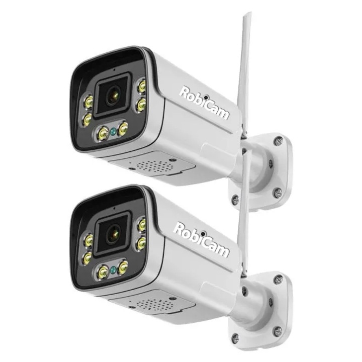 Külső kamera 2 db, RobiCam, Bullet Icsee, WiFi, 5MP