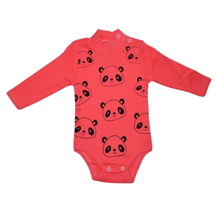 Body cu maneca lunga pentru copii Mini Junior BDY-MJ27, Rosu 114024