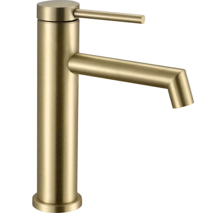 Смесител за мивка Rea Foss Gold Brush Low