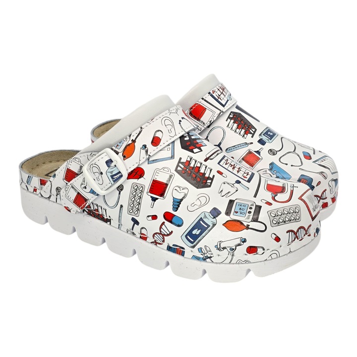 Saboti medicali Dr Feet 9010 new medical dama, Alb, 36