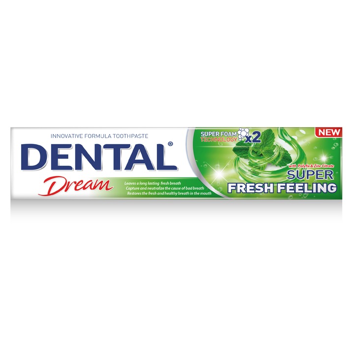 Паста за зъби Dental Dream, Super Fresh, 100 мл