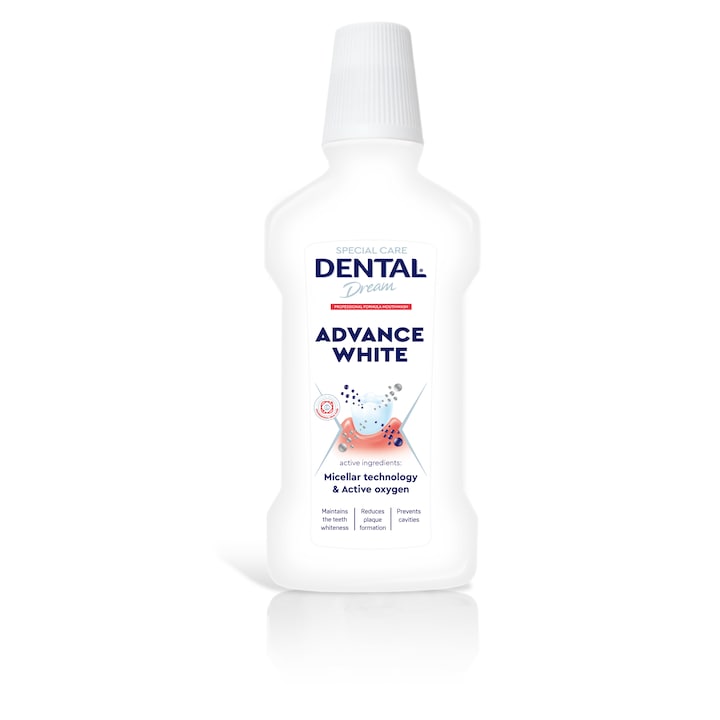 Вода за уста Dental Dream Advance White, 500 мл
