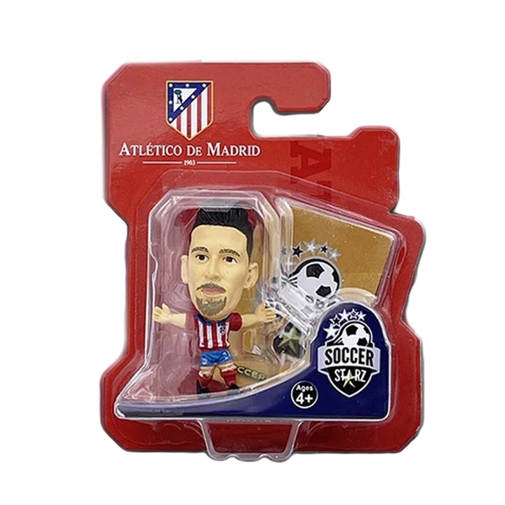 Колекционерска фигурка SoccerStarz 039168, Atletico Madrid Yannick Ferreira Carrasco, Ръчно изработена, 5 см, Многоцветен