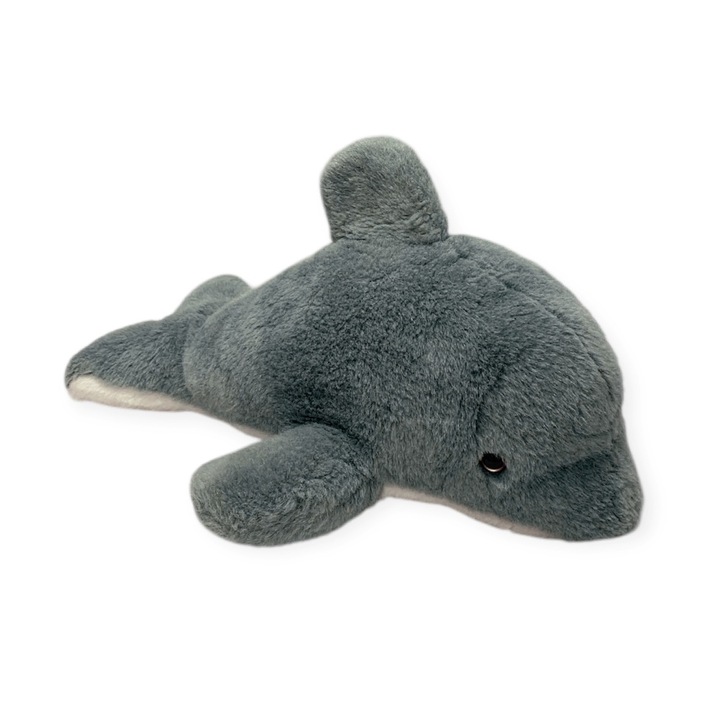 Плюшена играчка Chippo 21-99-313 1-108, Делфин, Мек плюш, 40 х 20 см, Сив