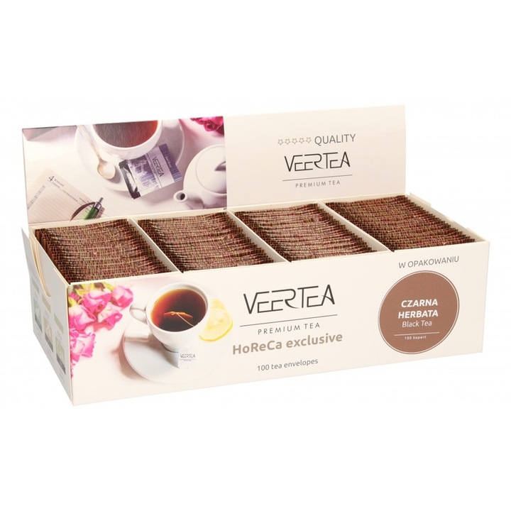 Reggeli Fekete tea, Veertea, 100 csomag, 200 g
