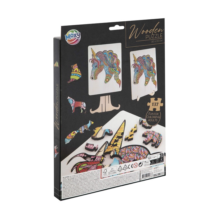 Puzzle din lemn Unicorn 137 piese