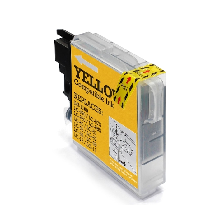 Brother LC1100 sárga utángyártott tintapatron