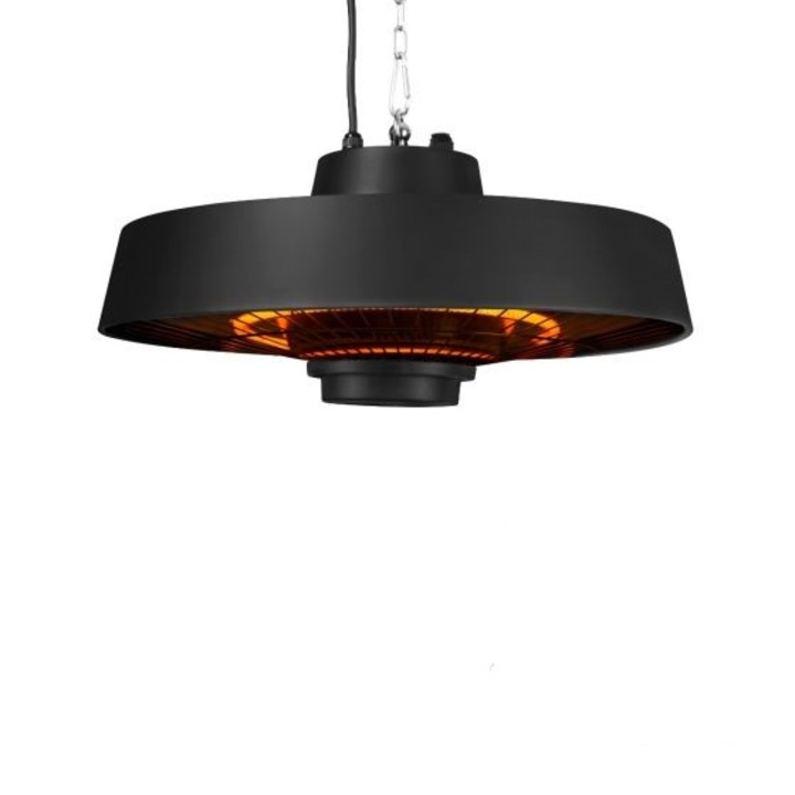 Incalzitor terasa VONROC, PH509AC, 2000W, cu telecomanda si temporizator, negru