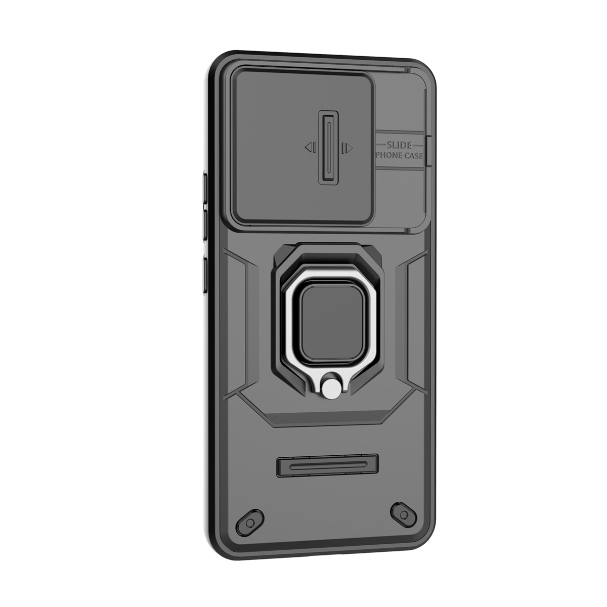 Husa de telefon mobil Armura rezistenta la socuri compatibila cu Xiaomi 14T cu protectie a camerei, Negru