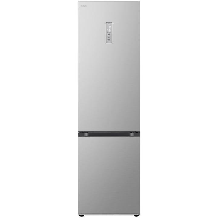 хладилник с фризер LG GBV5250EPY, 387 л, No Frost, LINEARCooling, Door Cooling, WIFI, Клас E, H 203 см, Сребрист