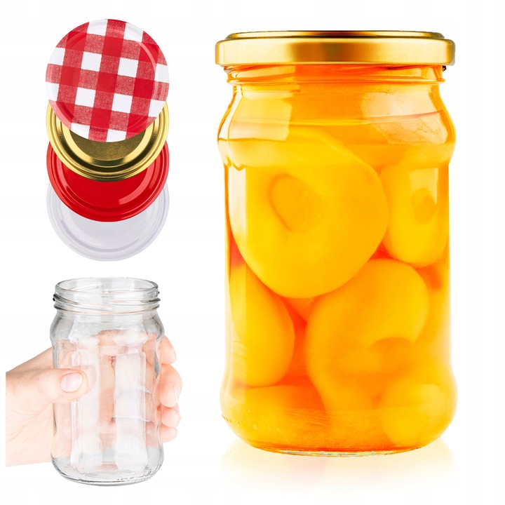 Borcan De Sticla, Superbutelki, Clasic, 320 ml, Forma Gratioasa, Ideal Pentru Conserve, Dulceturi, Compoturi, Legume Si Creme, Inaltime 12 cm, Diametru 7 cm, Greutate 185 G