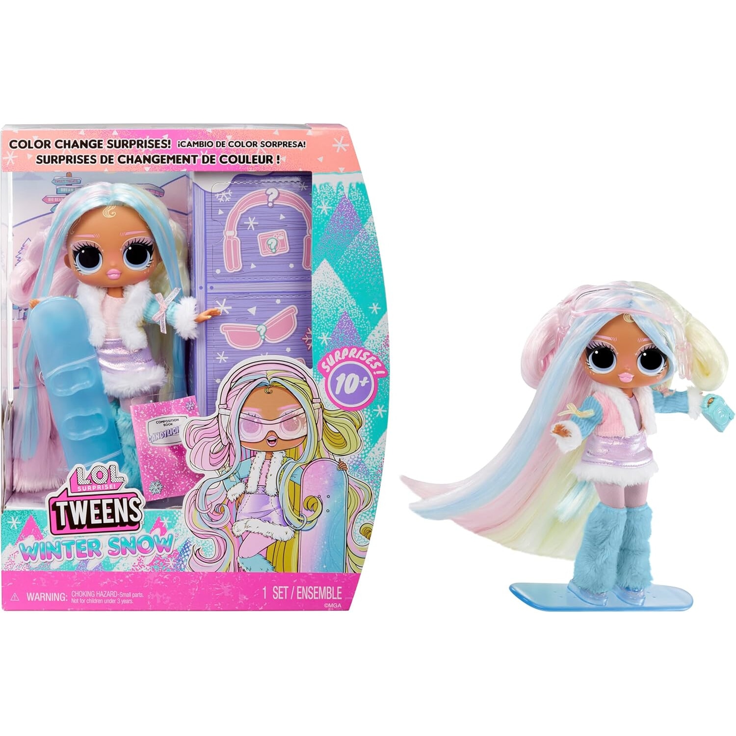 LOLサプライズTweens winter snow ヴァイオレット L.O.L. Surprise Tweens Winter Snow Pop - Violet Snow