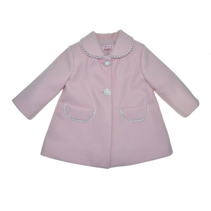Палто за момиче Mini Junior PLT-MJ1, Розово 113747