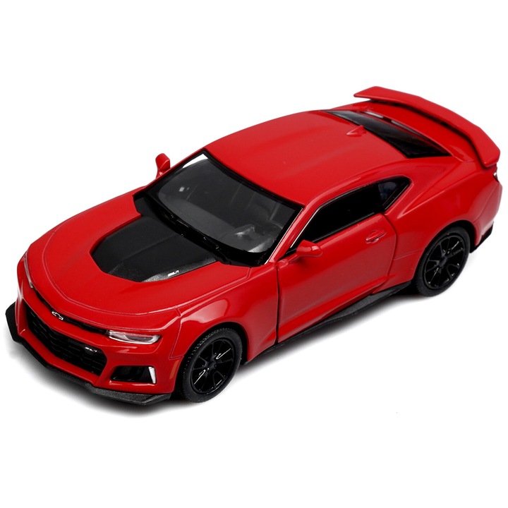 Kinsmart fém autómodell, Chevrolet Camaro ZL1 2017, 12 cm, piros