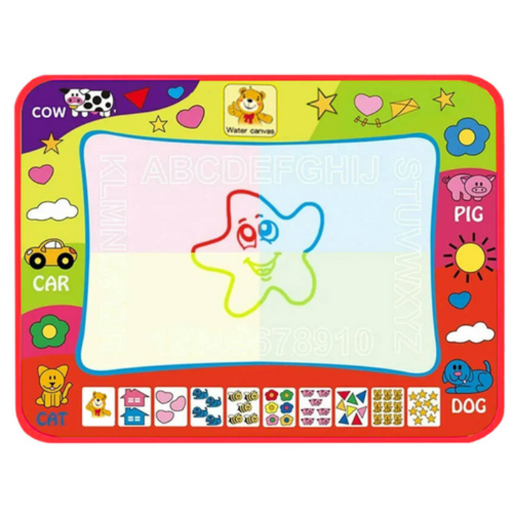 Covoras de colorat cu apa - plansa de desen fara pete, 80 x 60 cm, VG