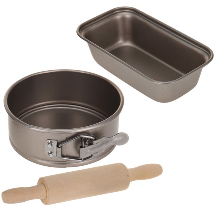 Set pentru copii pentru coacerea prajiturilor, 3 piese in set