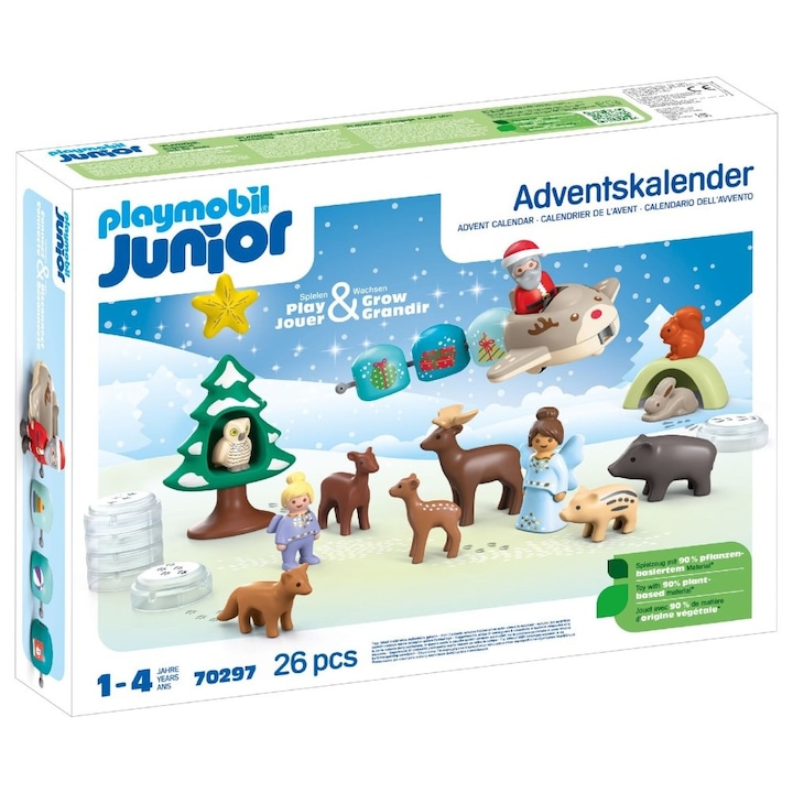 Set de joaca Playmobil Junior - Calendar zapada de Craciun