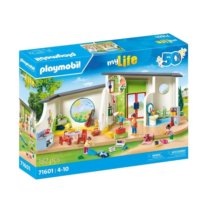 Игрален комплект Playmobil - детска градина Rainbow